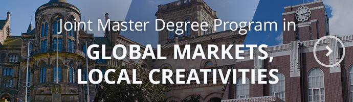 Joint Master Degree Program in Global Markets, Local Creativities from September 2021