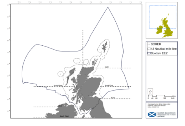 図3 スコットランドの管轄海域