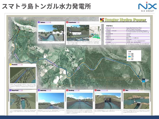 図4　トンガル水力発電所概要